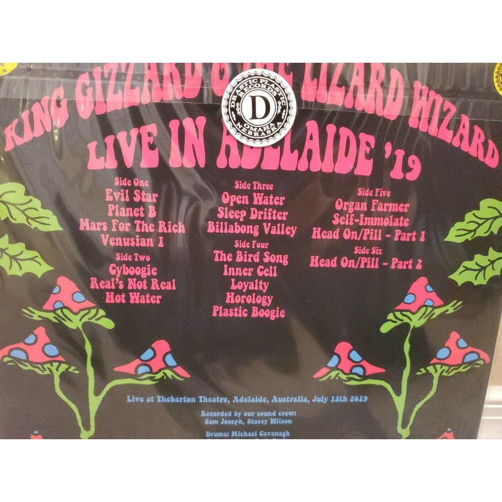 Live in Adelaide '19 by King Gizzard and the Lizard Wizard (Record, 2021) New - Picture 4 of 4
